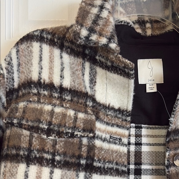 Plaid Button-Up Jacket - Picture 2 of 5